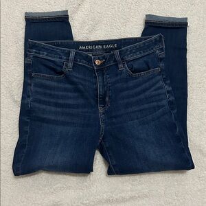 American Eagle Stretch Denim Jeans - Dark Blue